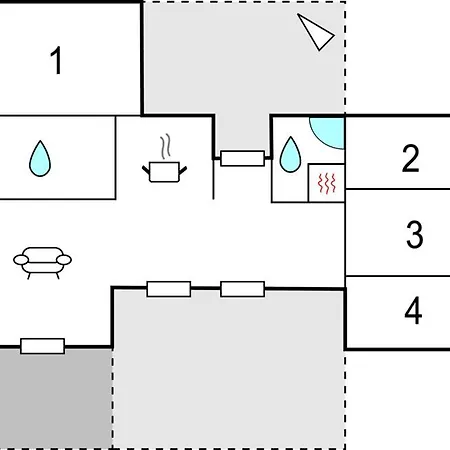 Prázdninový dům Cozy In Idestrup With Sauna Bøtø By